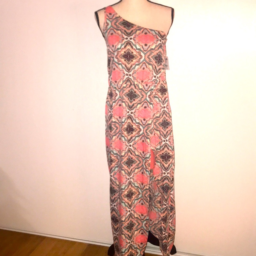 Charlotte Russe One shoulder slit dress